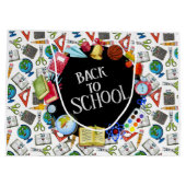Grand Sac Cadeau Retour À L'École (Dos)