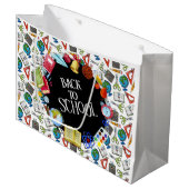 Grand Sac Cadeau Retour À L'École (Devant Angle)