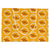 Grand Sac Cadeau Retro Groove Large Gift Bag (Dos)