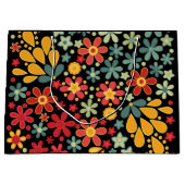 Grand Sac Cadeau Retro. Motifs floraux 2 (Devant)