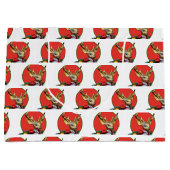 Grand Sac Cadeau Retro Rudolph (Devant)