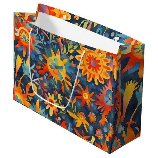 Grand Sac Cadeau Rêve de soleil (Devant Angle)