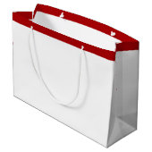 Grand Sac Cadeau Réveillon de Noël (Dos Angle)