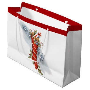 Grand Sac Cadeau Réveillon de Noël