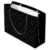 Grand Sac Cadeau Rhinestones en noir (Dos Angle)