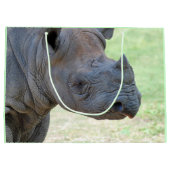 Grand Sac Cadeau Rhinocéros noir (Dos)