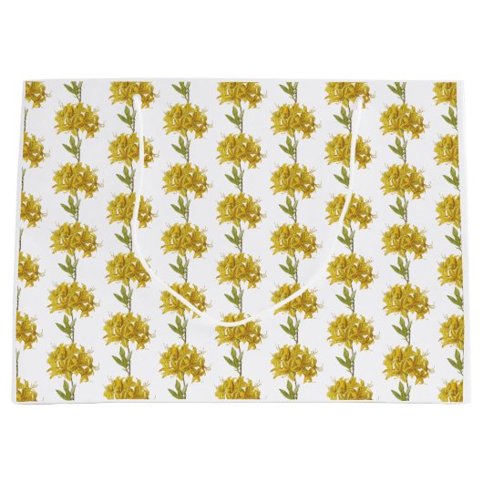 Grand Sac Cadeau Rhododendron luteum (Azalée Pontique) (Devant)