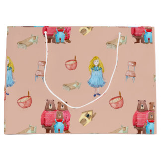 Grand Sac Cadeau Ricitos de Oro y Los Tres Osos