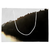 Grand Sac Cadeau Rivages D'Ombres Paysage Art (Dos)