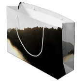 Grand Sac Cadeau Rivages D'Ombres Paysage Art (Dos Angle)