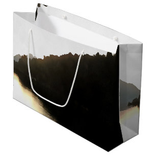 Grand Sac Cadeau Rivages D'Ombres Paysage Art
