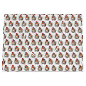 Grand Sac Cadeau Robin Winter Delight (Devant)