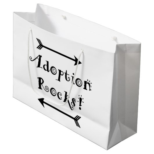 Grand Sac Cadeau Roches d'adoption ! (Devant Angle)
