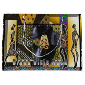 Grand Sac Cadeau Rock Black Girls (Devant)