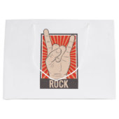 Grand Sac Cadeau Rock The Party (Devant)