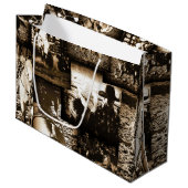 Grand Sac Cadeau Rodeo Cowboy Rustic Country Western Thème (Devant Angle)