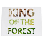 Grand Sac Cadeau Roi de la Forêt (Devant)