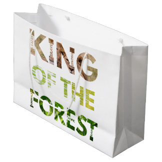 Grand Sac Cadeau Roi de la Forêt