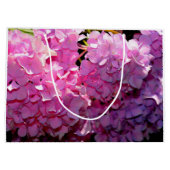 Grand Sac Cadeau Romantique rose floral élégant hydrangeas (Dos)