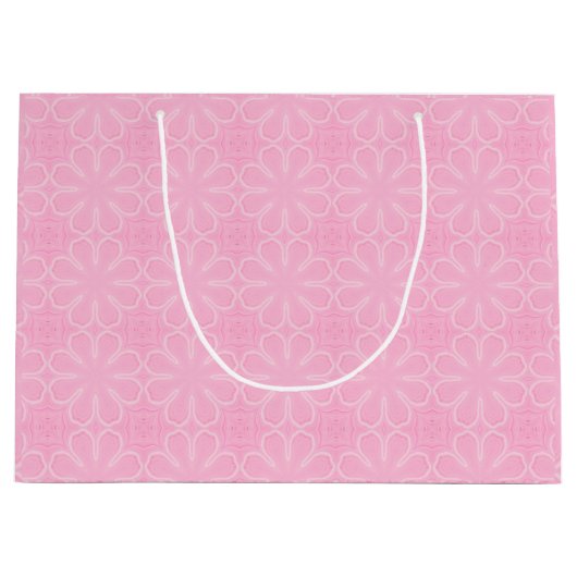 Grand Sac Cadeau rose (Devant)