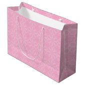 Grand Sac Cadeau rose (Devant Angle)