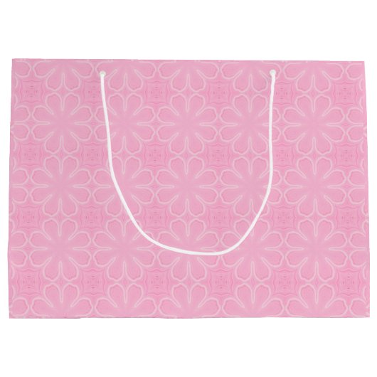 Grand Sac Cadeau rose (Dos)