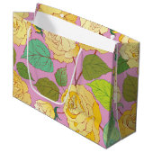 GRAND SAC CADEAU ROSE 6 (Devant Angle)