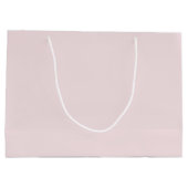 Grand Sac Cadeau Rosé clair clair et uni (Dos)