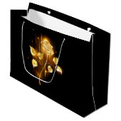 Grand Sac Cadeau Rose d'or ( rose d'or ) (Devant Angle)