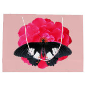 Grand Sac Cadeau Rose et Swallowtail (Dos)