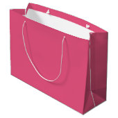 Grand Sac Cadeau Rose foncé (Dos Angle)