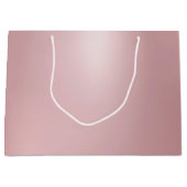 Grand Sac Cadeau Rose Gold Glamour Moderne Modèle Élégant (Devant)