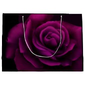 Grand Sac Cadeau Rose gothique, bougie et Mariage de parchemin (Dos)