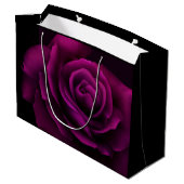 Grand Sac Cadeau Rose gothique, bougie et Mariage de parchemin (Dos Angle)