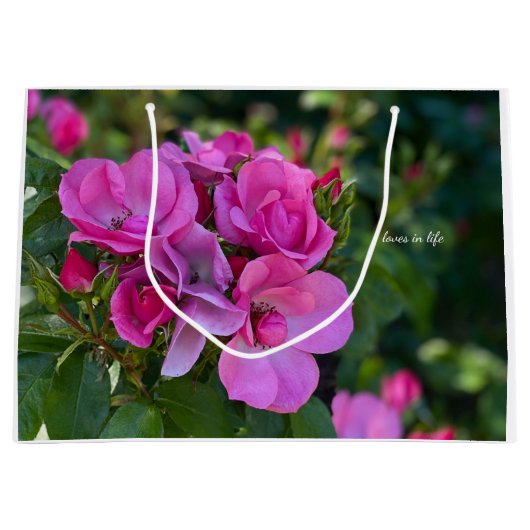 Grand Sac Cadeau Rose lavande (Devant)