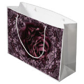 Grand Sac Cadeau Rose Mandala (Dos Angle)