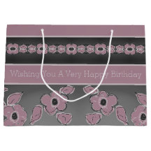 Rosé Rose Et Gris Charbon