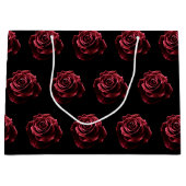 Grand Sac Cadeau Rose rouge (Devant)