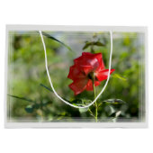 Grand Sac Cadeau Rose rouge (Dos)