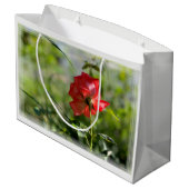 Grand Sac Cadeau Rose rouge (Dos Angle)