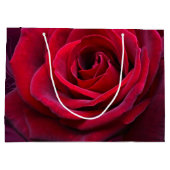 Grand Sac Cadeau rose rouge Valentin (Dos)