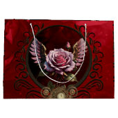 Grand Sac Cadeau Rose Steampunk (Dos)