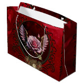 Grand Sac Cadeau Rose Steampunk (Dos Angle)