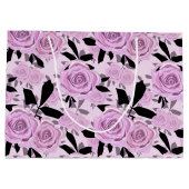 Grand Sac Cadeau Roses roses (Dos)