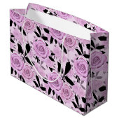 Grand Sac Cadeau Roses roses (Dos Angle)