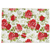 Grand sac cadeau - Roses rouges Imprimer (Dos)