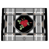 Grand Sac Cadeau Roses rouges, rétro (Devant)