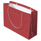 Grand Sac Cadeau Rouge (Dos Angle)