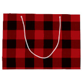 Grand Sac Cadeau Rouge (Dos)