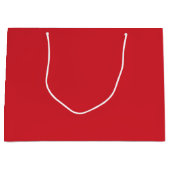 Grand Sac Cadeau rouge Amaranthe (couleur solide)  (Devant)